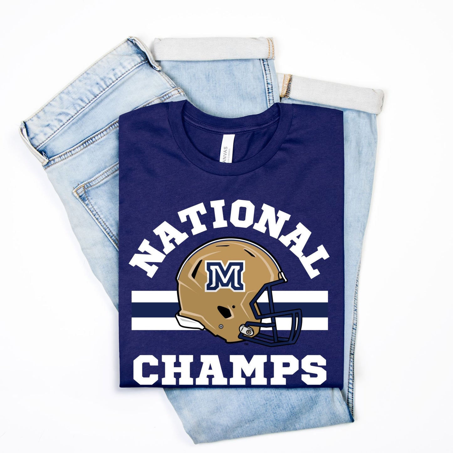 Adult Unisex - MSU Bobcats National Champions T-Shirt