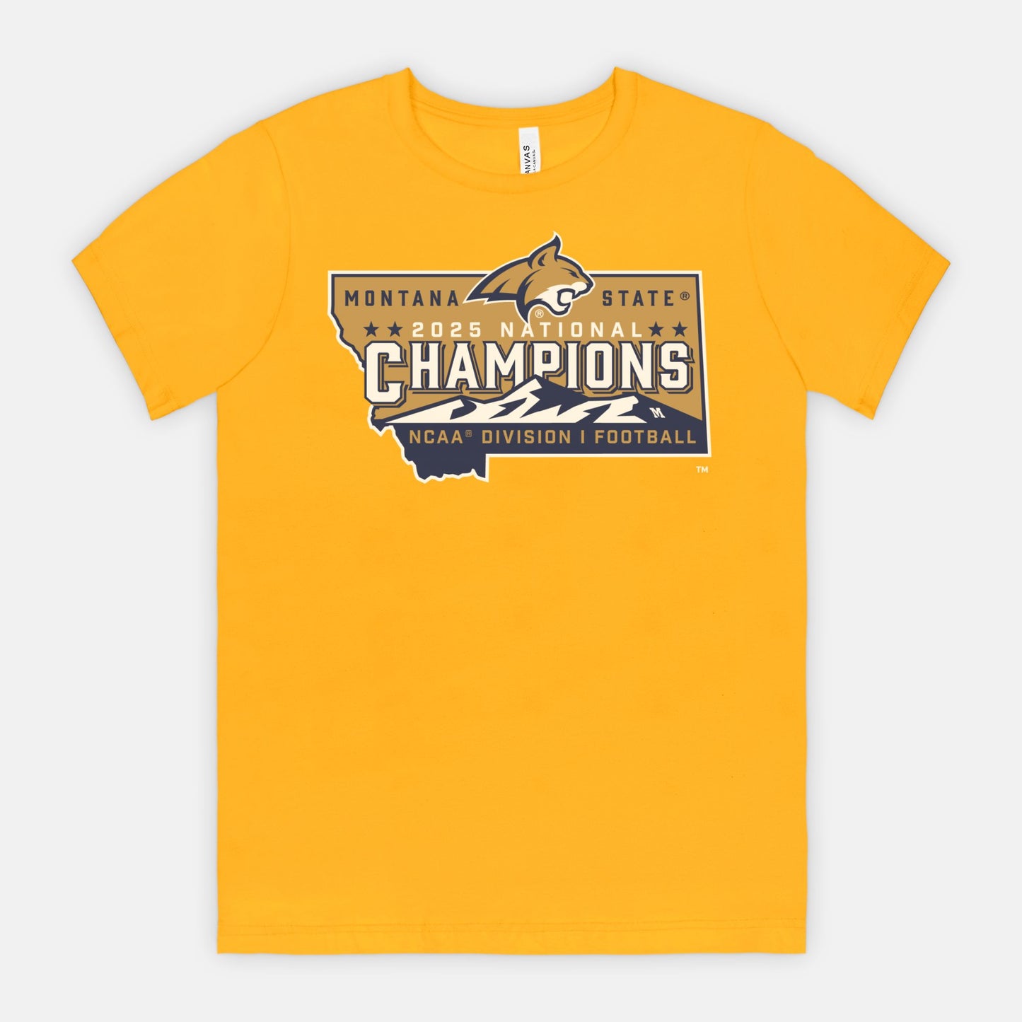 Adult Unisex - Official NCAA Football Champions Tee (MSU Bobcats!)