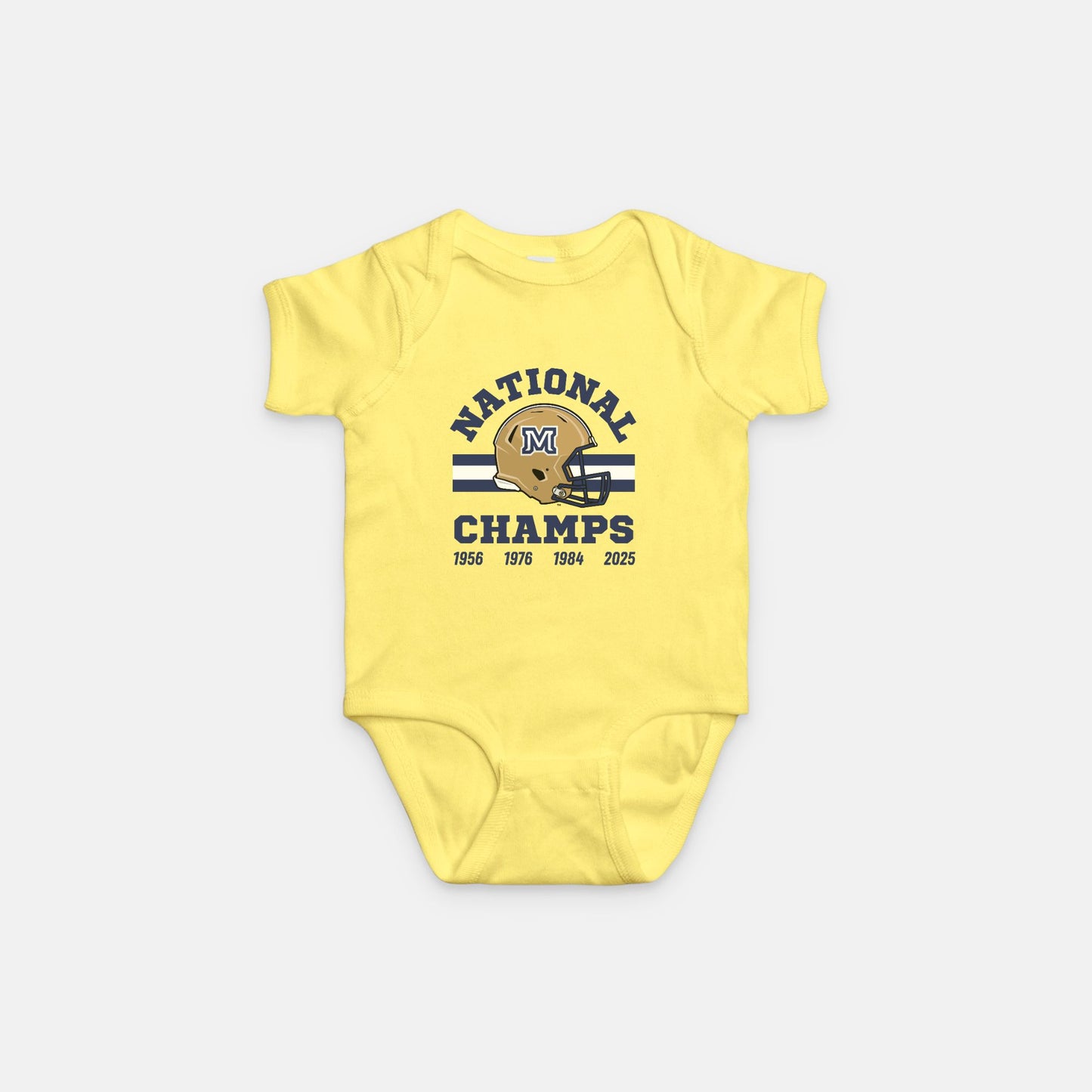 Baby Onesie - MSU Bobcats National Champions (3 colors available)