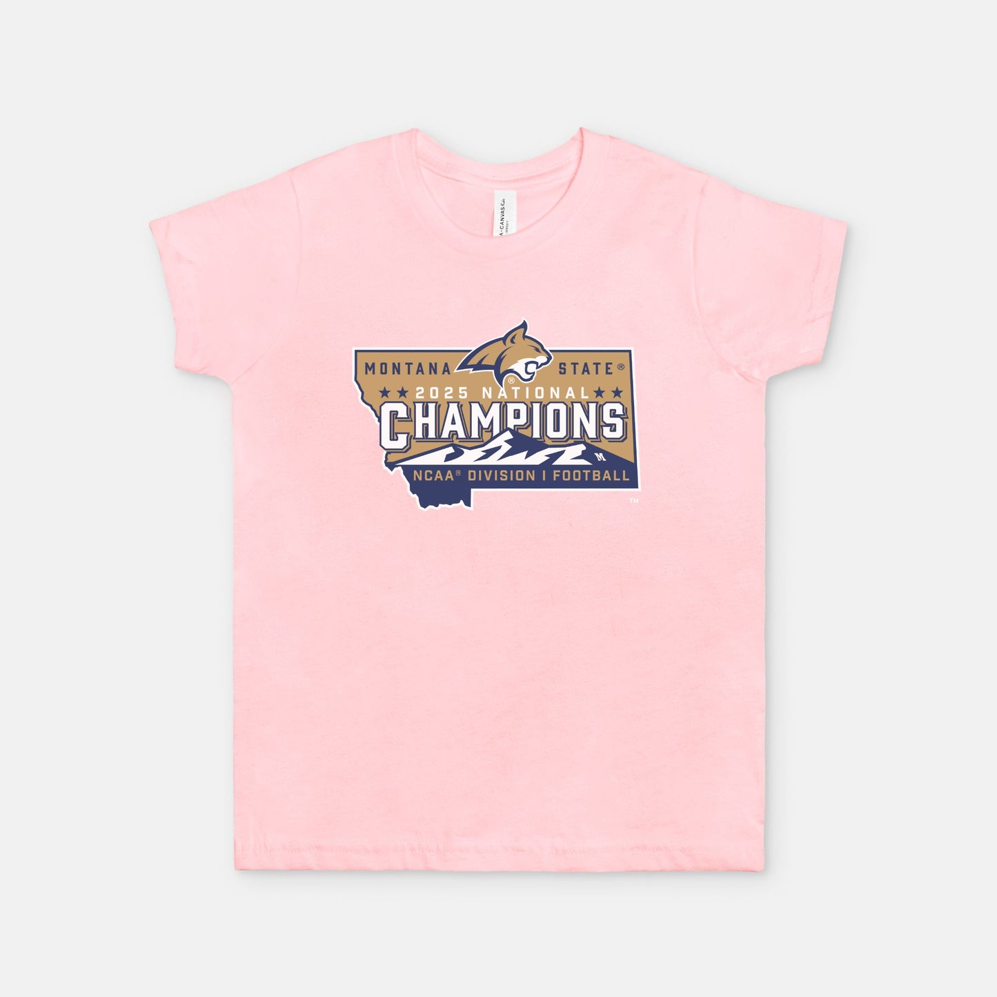 Youth - MSU Bobcat National Champs - Official NCAA Logo (3 colors available)