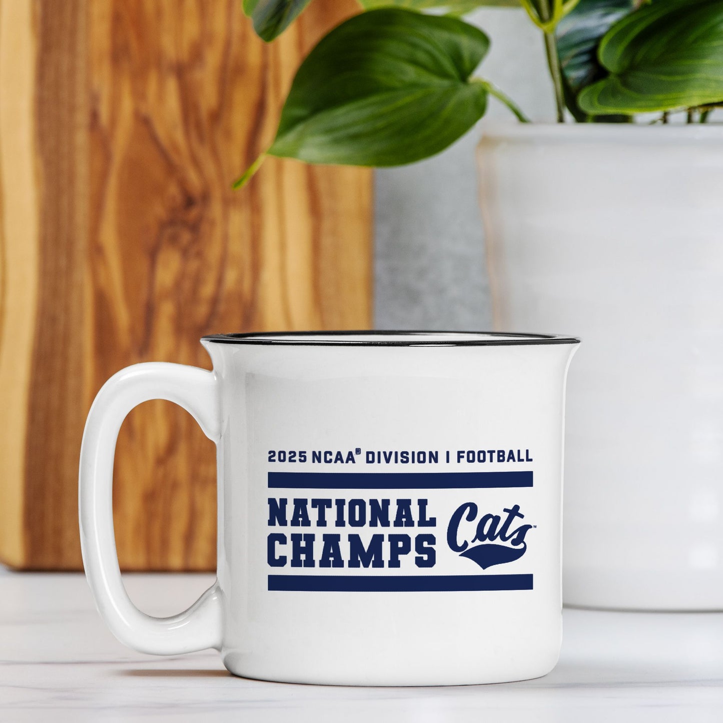 MSU Bobcat National Champions Ceramic Camp Mug