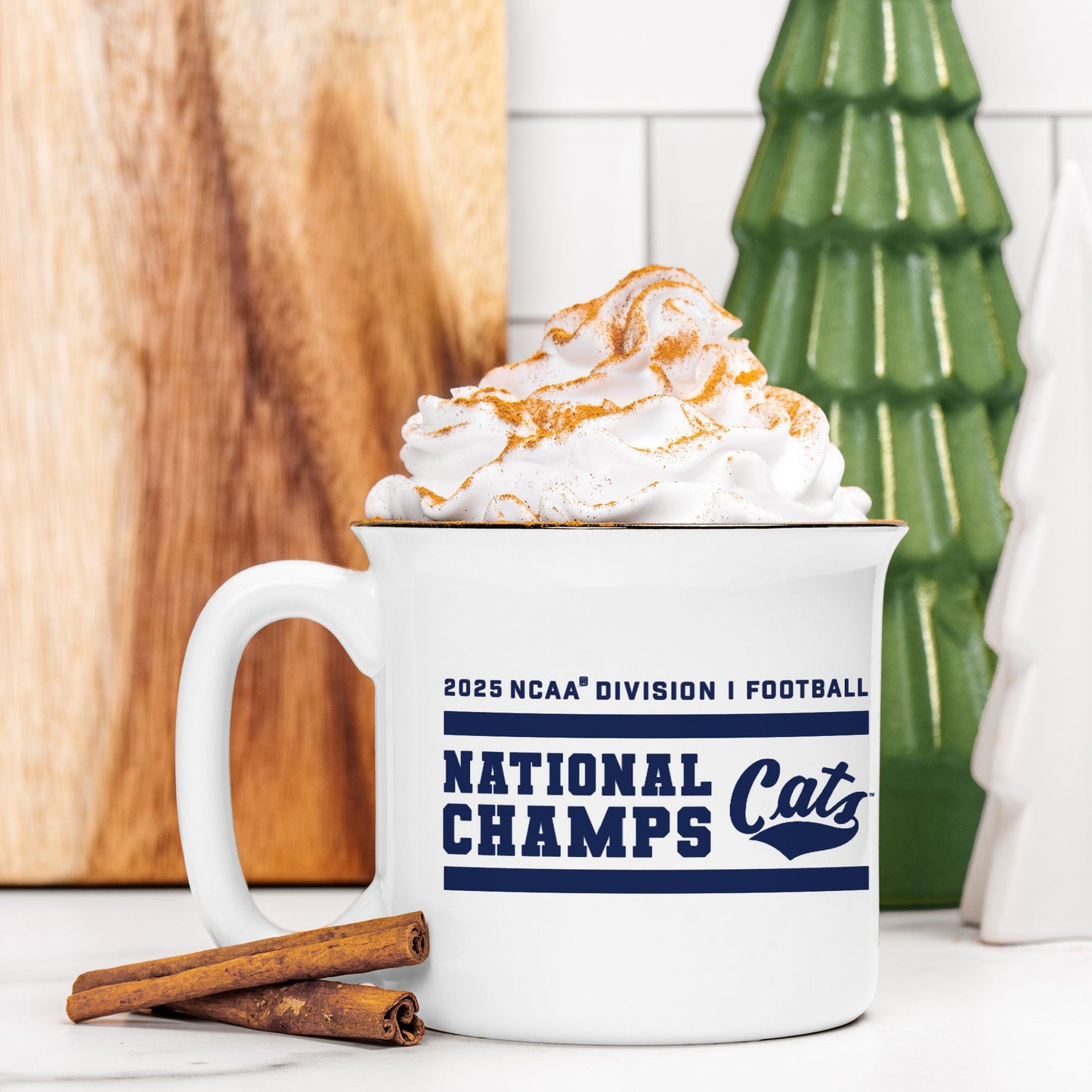 MSU Bobcat National Champions Ceramic Camp Mug