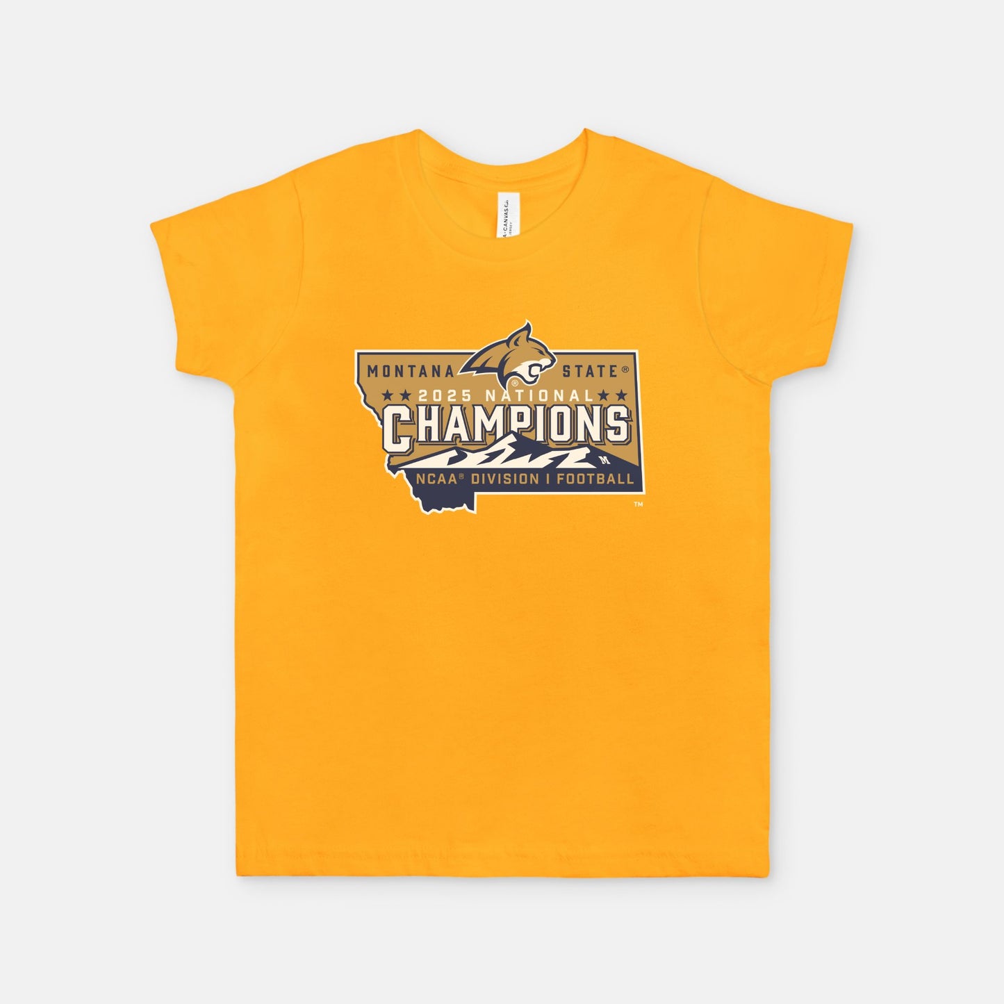 Youth - MSU Bobcat National Champs - Official NCAA Logo (3 colors available)