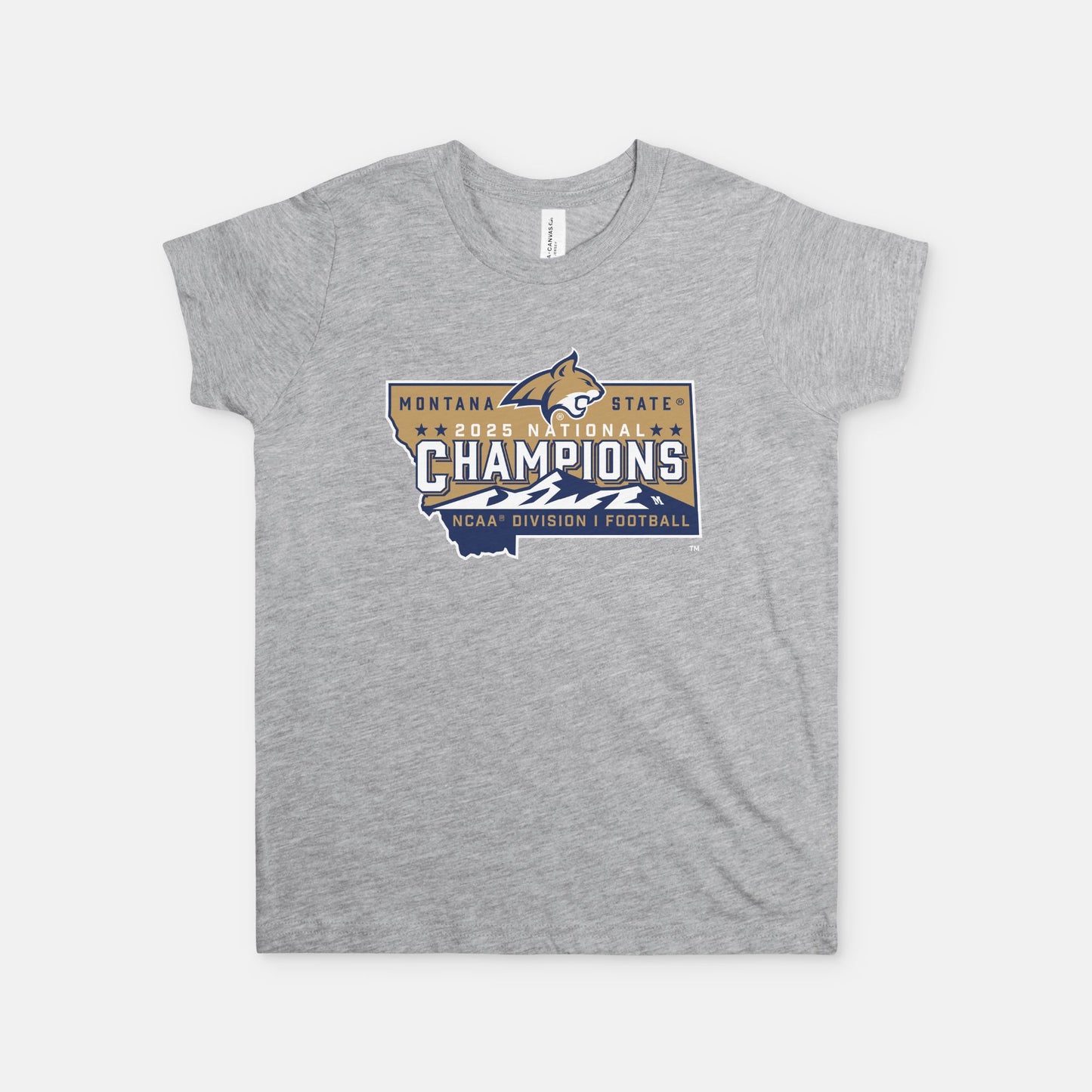 Youth - MSU Bobcat National Champs - Official NCAA Logo (3 colors available)