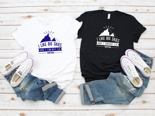 I Like Big Skies and I Can Not Lie - Unisex Tee