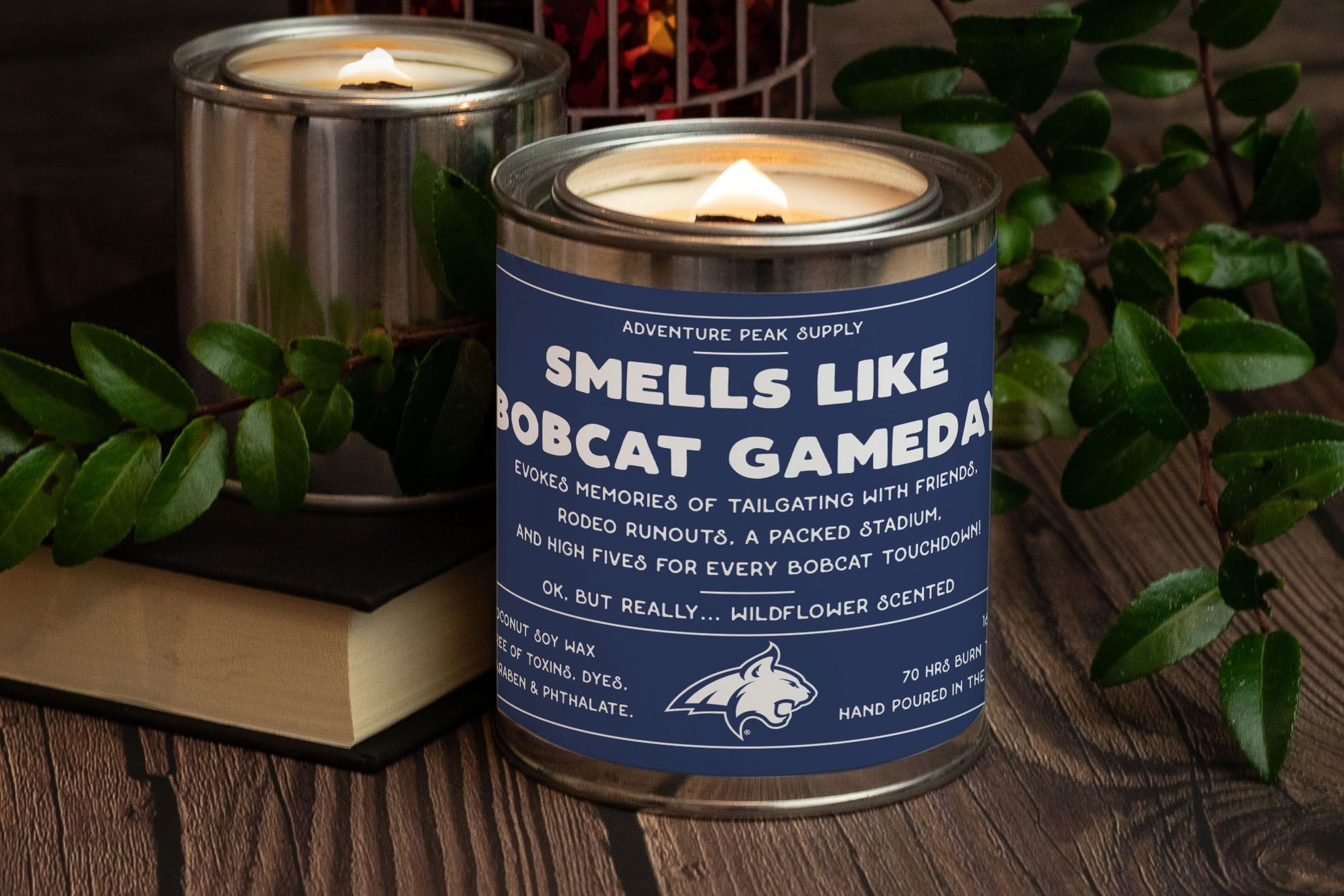 MSU Bobcat Candle and Gift
