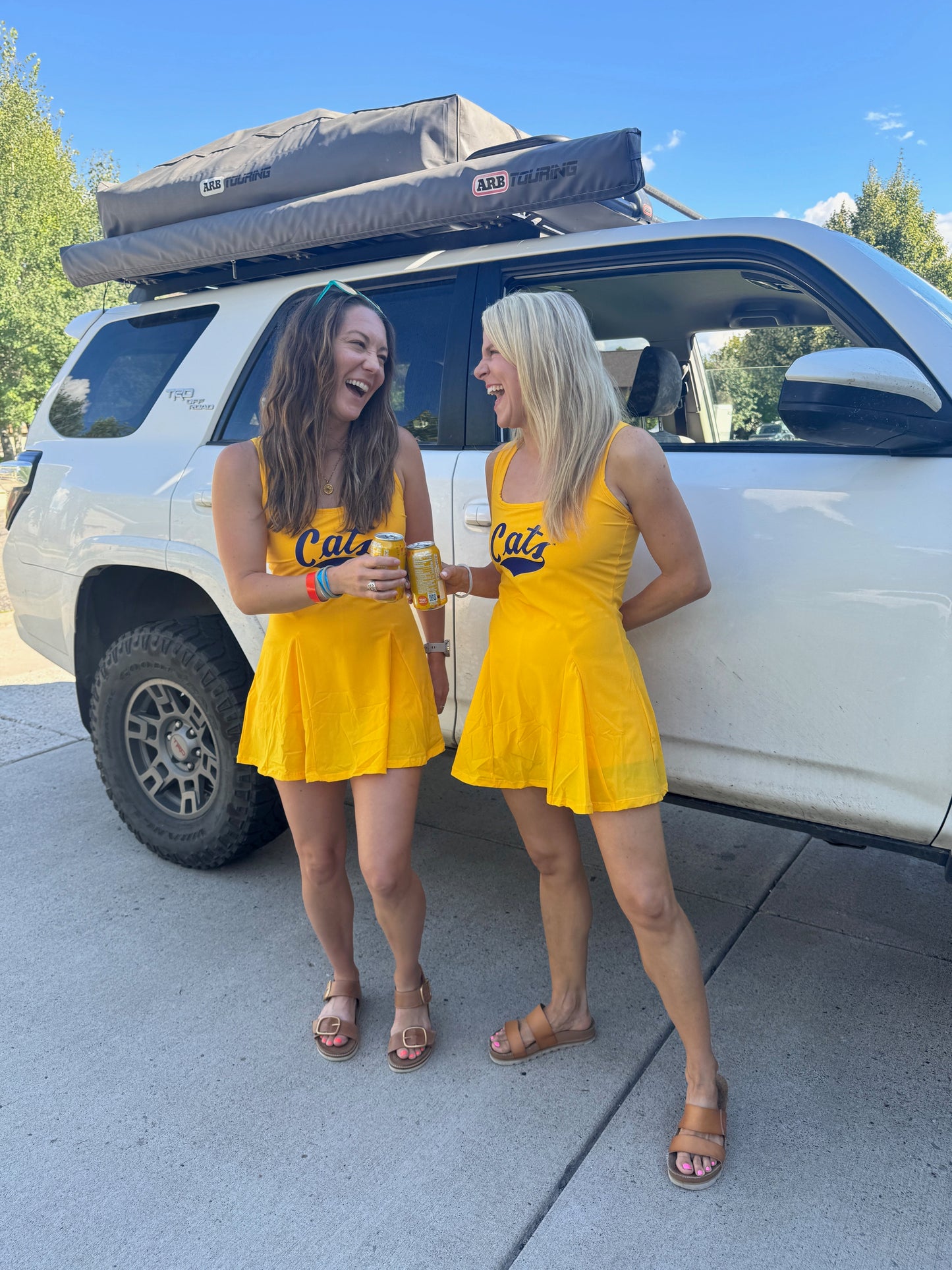 MSU Bobcats Gold A-Line Dress - Pockets and Shorts!