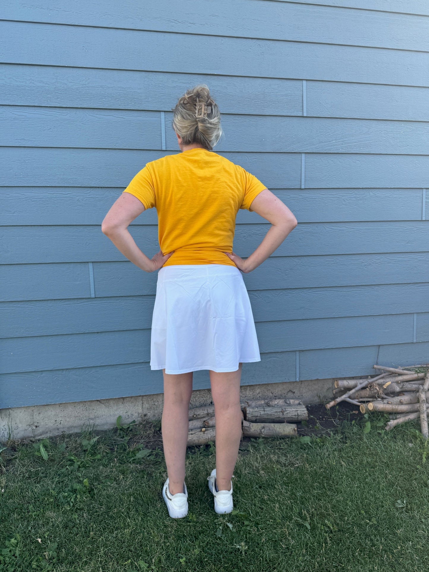 MSU Bobcats Flowy Skort (White)