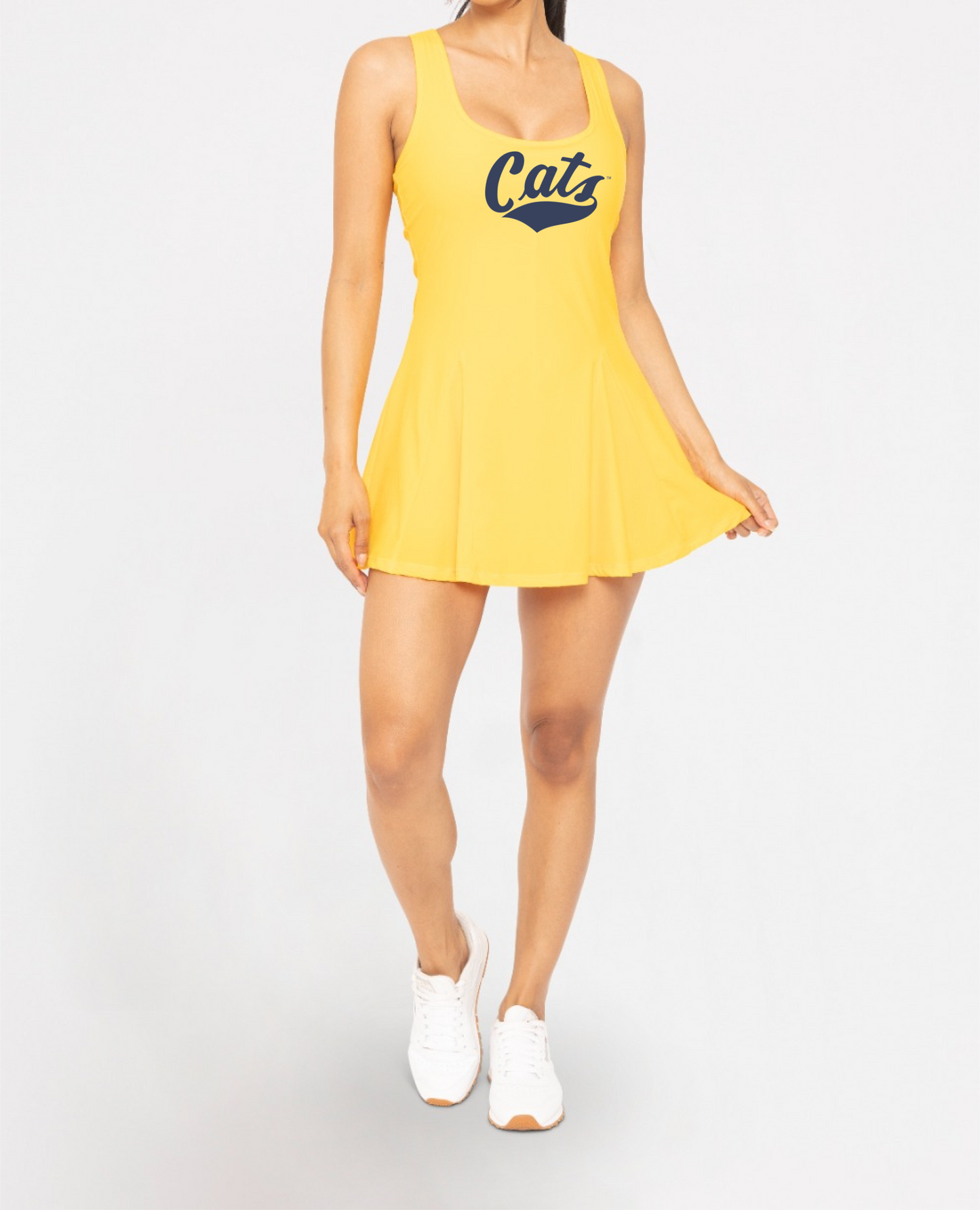 MSU Bobcats Gold A-Line Dress - Pockets and Shorts!