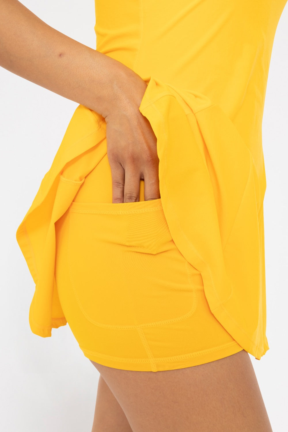 MSU Bobcats Gold A-Line Dress - Pockets and Shorts!