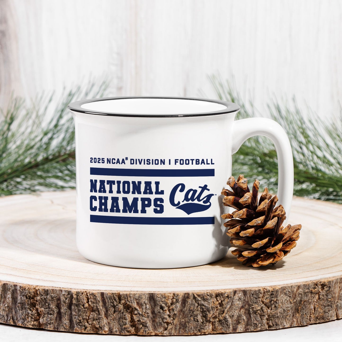 MSU Bobcat National Champions Ceramic Camp Mug