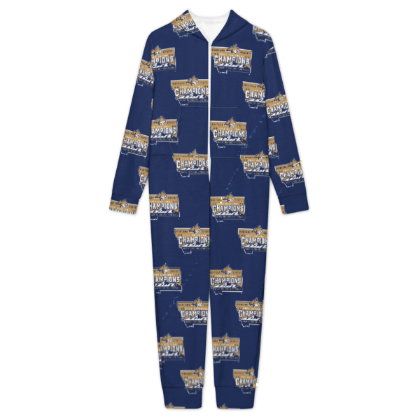 MSU Bobcats Official National Champions Logo Fleece Onesie - Youth and Adult Sizes