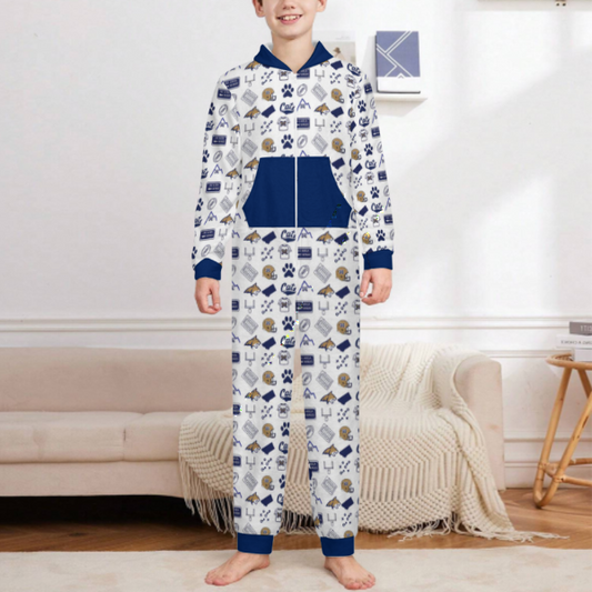 PREORDER (Ships Nov 1) - YOUTH MSU Bobcats Fleece Onesie - Best of Bozeman