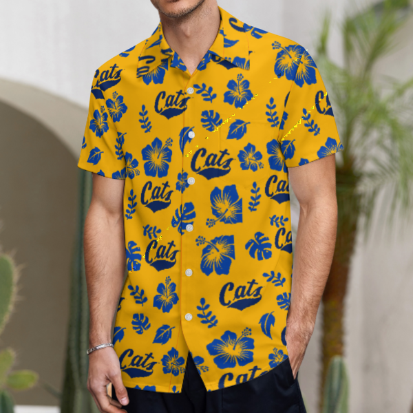 MSU Bobcats Hawaiian Polo Shirt