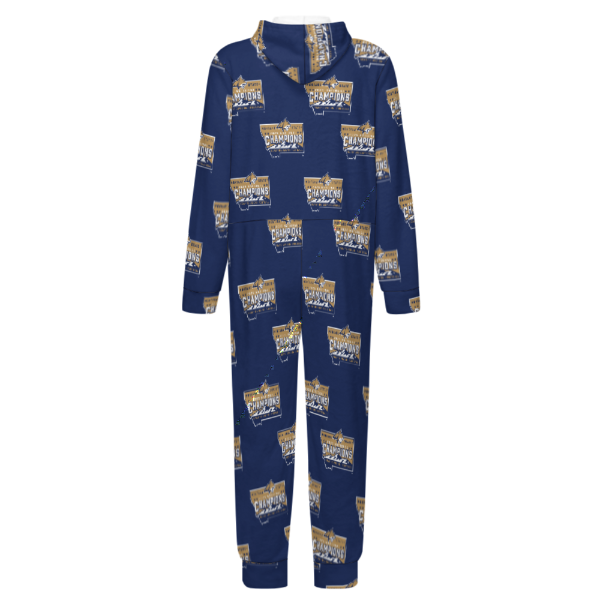 MSU Bobcats Official National Champions Logo Fleece Onesie - Youth and Adult Sizes