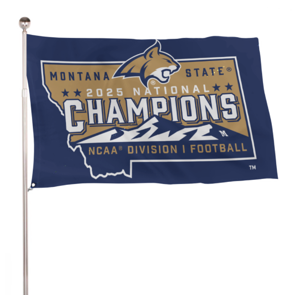 MSU Bobcats NCAA Champions Flag 3' x 5'