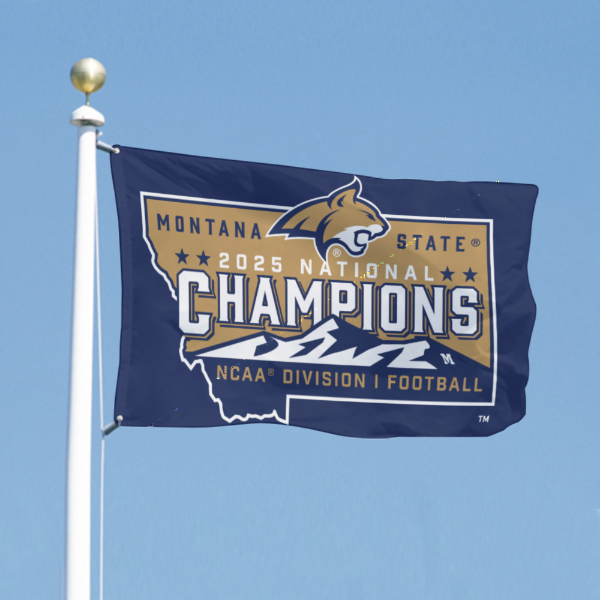 MSU Bobcats NCAA Champions Flag 3' x 5'